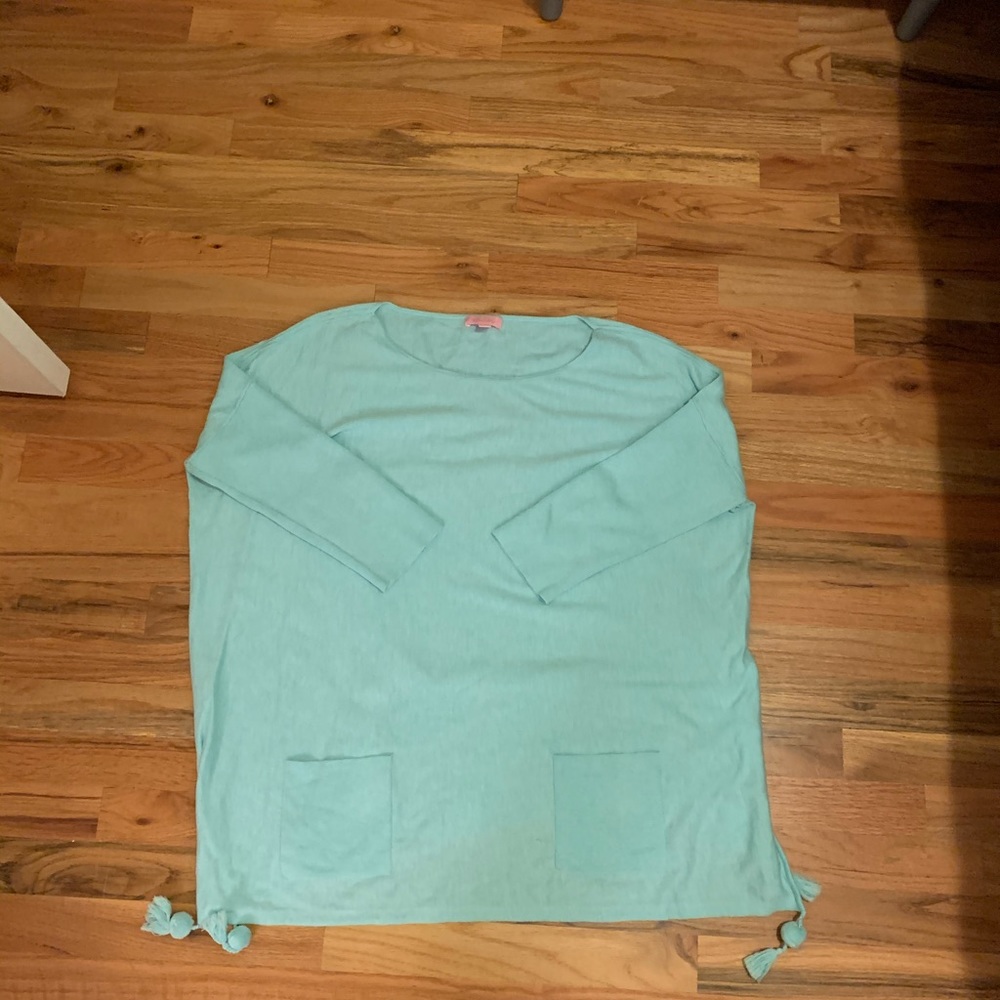 Turquoise Lilly sweater